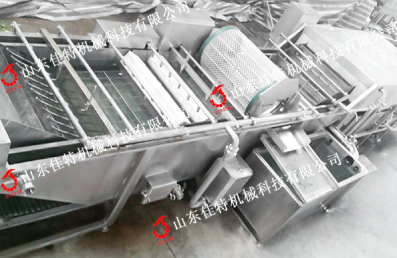 貴州全自動雞爪清洗機 氣泡式去雜清洗機