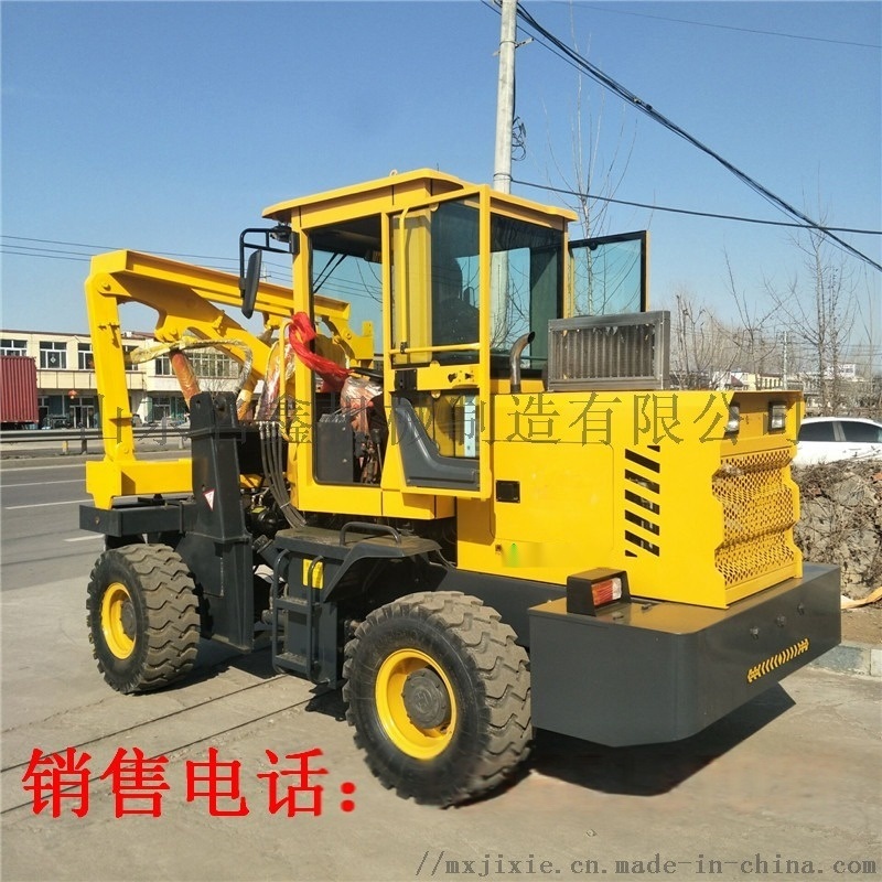 高速公路護(hù)欄打樁機(jī) 護(hù)欄打拔一體機(jī) 公路鉆孔機(jī)