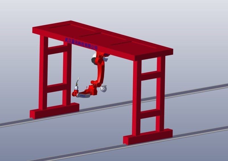 龍門式倒掛六關節焊接機器人