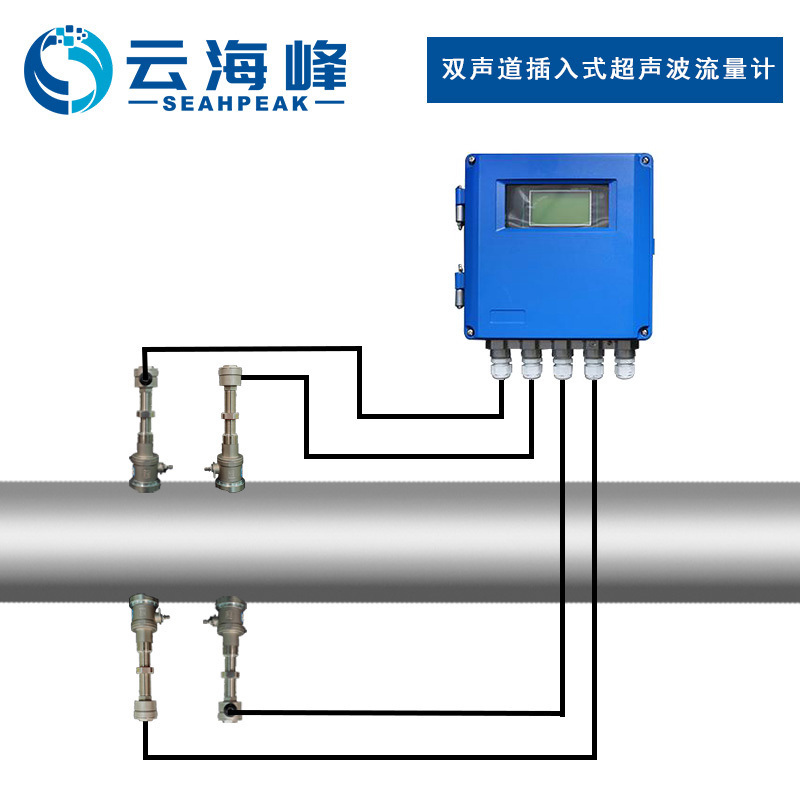 雙聲道插入式超聲波流量計(jì)