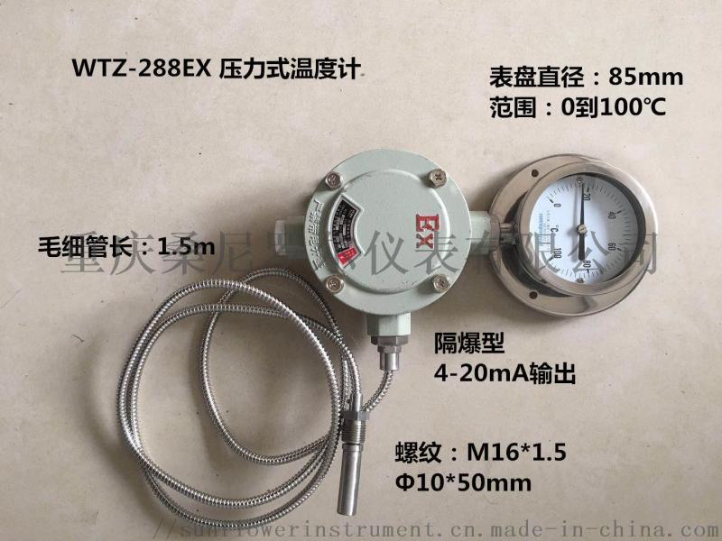 WTZ-288 電接點防爆壓力式工業(yè)溫度計