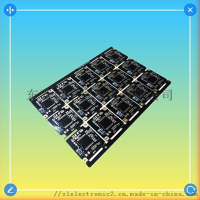 沉金pcb_中雷電子安防監控攝像機PCB