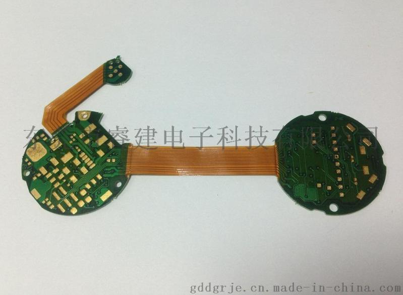 軟硬結合PCB，綠油沉金