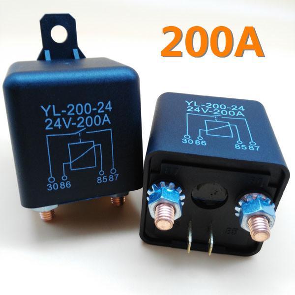 原廠直供12V/24V常開汽車繼電器大電流200A啟動繼電器