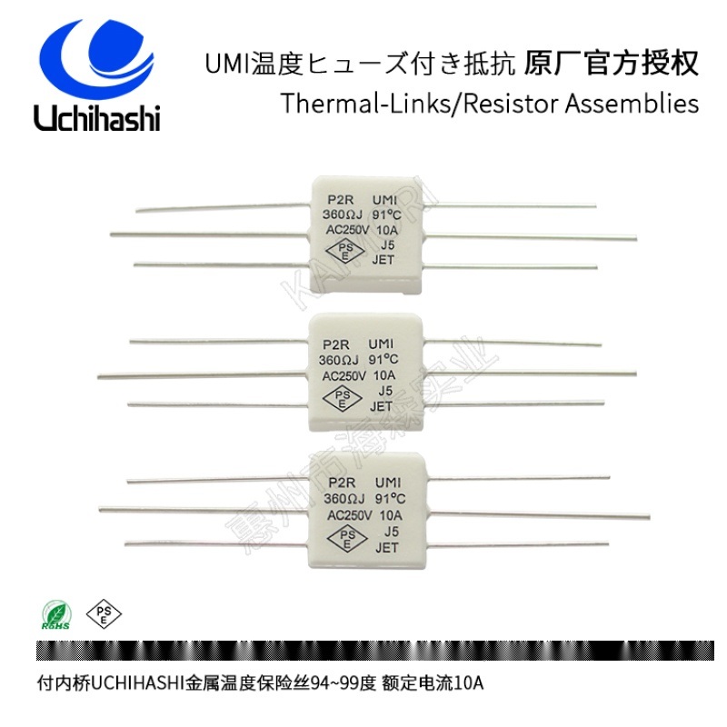 UMI 內橋溫度保險絲水泥電阻 P2R系列