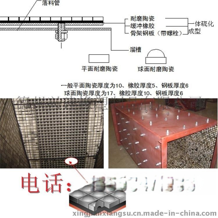 化工管道耐腐蝕  陶瓷襯板安裝規程