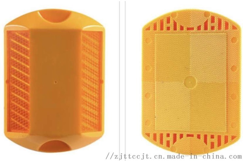 塑料雙面反光道釘鑄鋁道釘反光條雙  釘減速路標