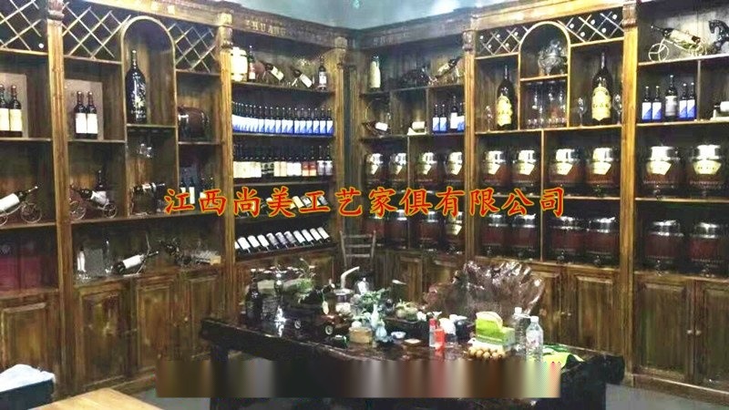 家用酒柜  酒柜   客廳酒柜定制歐式隔斷酒柜防腐木炭化木酒柜地窖酒莊連鎖酒柜實(shí)木隔斷酒柜 防腐木 江西涼亭廠家直銷